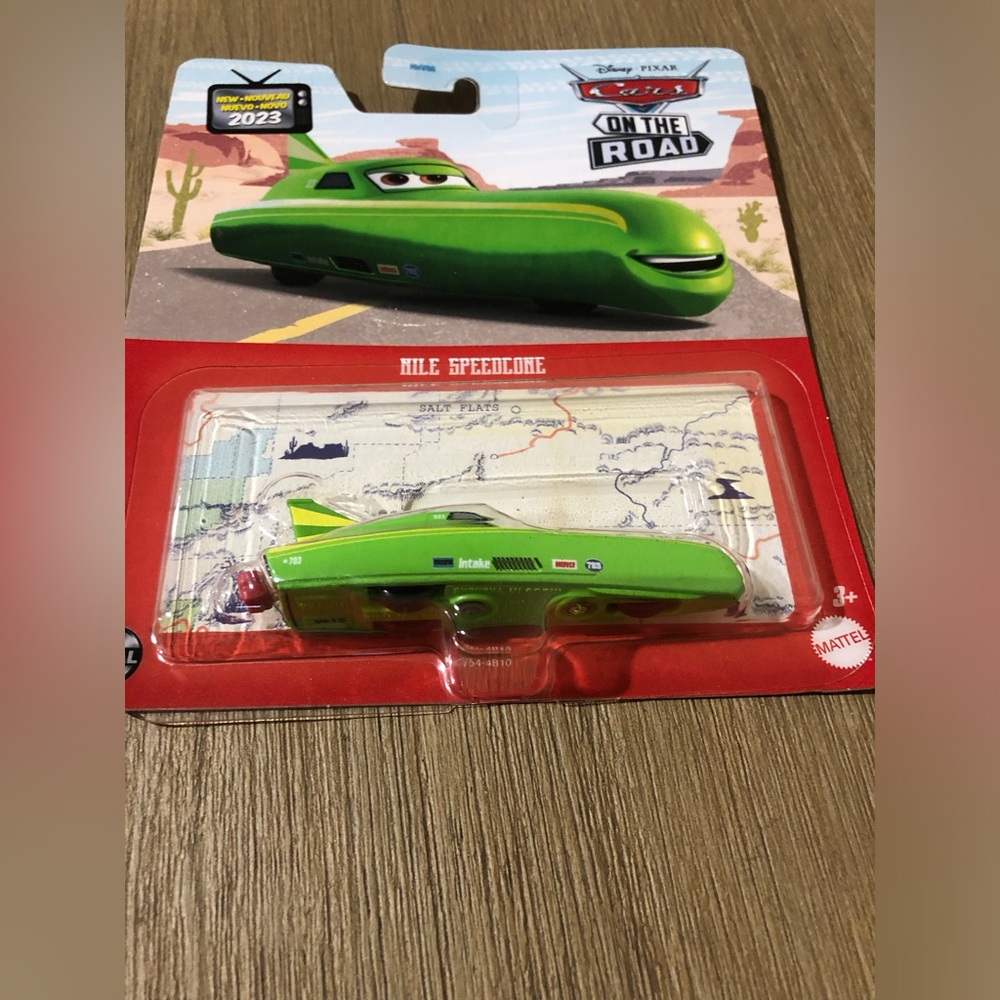*NWT* Disney Pixar Cars - Cars On The Road "Nile Speedcone" Die-Cast Toy 2023 - Picture 4 of 5